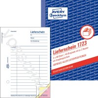 Zweckform 1723 Lieferscheine mit Empfangsschein, DIN A6,...