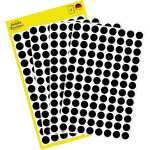 Avery Zweckform Markierungspunkt 8mm Papier schwarz 416...