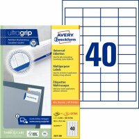 Zweckform 3657 Universal-Etiketten ultragrip - 48,5 x...