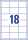 Zweckform 3671 1800St Universaletikett 64x45mm weiß