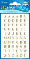 Zweckform 3721 Buchstaben-Etiketten - A-Z, 7,5 mm, gold,...