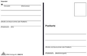 RNK Postkartenheft A6 10Bl 4002871404617