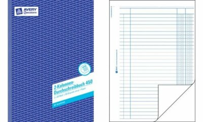 Zweckform 450 Kolonnen-Durchschreibbuch, DIN A4, 2 Kolonnen, 2 x 50 Blatt, weiß