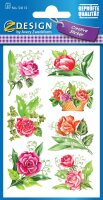 Zweckform 54115 Flowersticker Schmucketikett Rosen