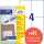Etikett I+L+K 105x148 mm, weiß, 25 Blatt + 5 Blatt Gratis