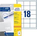 Universal-Etiketten - 64 x 45 mm, weiß, 540 Etiketten, permanent