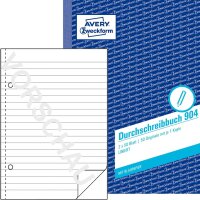 Zweckform 904 Durchschreibbuch, DIN A5, vorgelocht, 2 x...