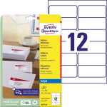 Adress-Etiketten 99,1 x 42,3 mm, weiß, 300 Etiketten/25 Blatt, perm