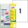 J8867-5 Magnet-Schilder, 210 x 297 mm, 5 Blatt/5 Etiketten, weiß