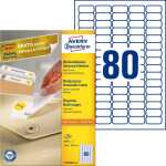 Universal-Etiketten ablösbar weiß 35,6 x 16,9 mm