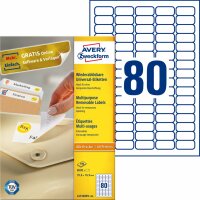 Zweckform L4732REV-100 Universal-Etiketten - 35,6 x 16,9...