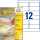 Universal-Etiketten ablösbar weiß 99,1 x 42,3 mm