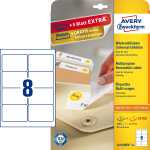 AVERY Zweckform Universal-Etiketten , 96 x 63,5 mm, weiß (7234525)