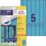 Rückenschild I+L+K lang/schmal, blau, A4, 38 x 297...