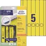 Rückenschild I+L+K lang/schmal, gelb, A4, 38 x 297...