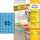 AVERY Zweckform Stick&Lift Etikette n, 38,1 x 21,2 mm, blau (72047912)