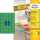 AVERY Zweckform Stick&Lift Etikette n, 38,1 x 21,2 mm, grün (72047922)
