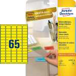 AVERY Zweckform Stick&Lift Etikette n, 38,1 x 21,2 mm, gelb (72047932)