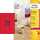 AVERY Zweckform Stick&Lift Etikette n, 63,5 x 29,6 mm, rot (72600325)