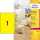 AVERY Zweckform Stick&Lift Etikette n, 210 x 297 mm, gelb (72600625)
