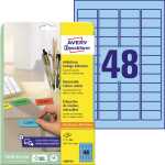 AVERY Zweckform Mini-Etiketten, 45, 7 x 21,2 mm, blau (7206039)