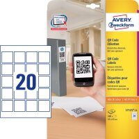 Zweckform L7121-25 500St Etikett QR Code 45x45mm weiß