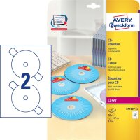 Zweckform L7760-25 CD Etiketten D117mm weiß