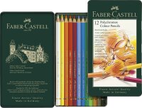 Faber Castell Farbstift Polychromos 12er Metalletui