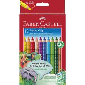 Faber Castell Buntstift Grip Jumbo 5,3 mm 12er Etui