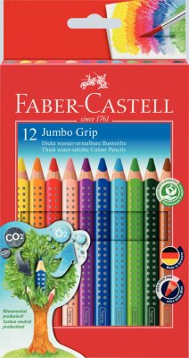 Faber Castell Buntstift Jumbo Grip 12er-Kartonetui