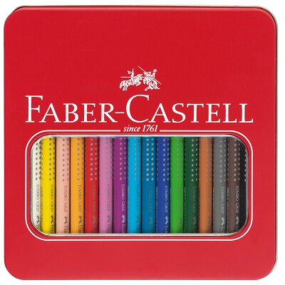 Faber Castell Buntstift Jumbo Grip 16er Metalletui