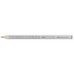 Faber Castell Bleistift Grip Jumbo B silber