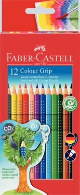 Faber Castell Buntstift Colour Grip 12er Etui