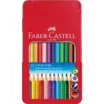 Faber Castell Buntstift Colour Grip 3,3 mm 12er Metalletui