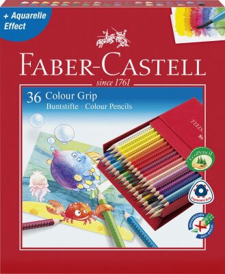 A.W. Faber-Castell Buntstift Colour Grip 36 Atelierbox 112436