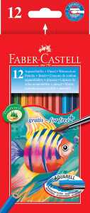 Faber Castell Aquarellstift Kinder Mine 2,8 mm 12er