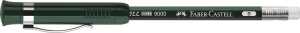 Faber Castell Bleistift 9000 Perfect B grün Radierer Kissenv