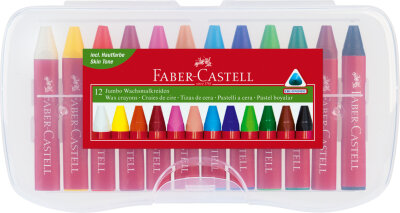 Faber Castell Wachsmalkreiden Jumbo 12er Box