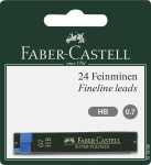 Faber Castell Feinmine Super-Polymer 0,7 mm HB 2x 12 Minen