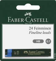 Faber Castell Feinmine Super-Polymer 0,7mm HB 2x12 BK