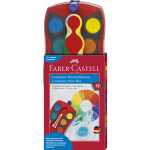 Faber Castell Farbkasten Connector 12 Farben mit DW rot