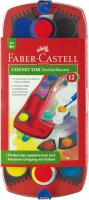 Faber Castell Farbkasten Connector 12 Farben rot