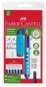 Faber Castell Schulfüller Scribolino brom/bl sort Feder RH