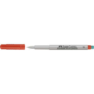 Faber Castell Marker Multimark non-perm F 0,6 mm rot