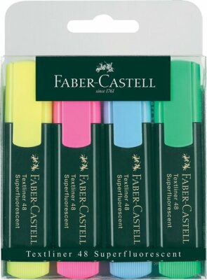 Faber Castell Textmarker TL 48 4er Etui