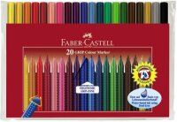 Faber Castell Filzstift Grip Colour Marker 20x Etui