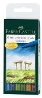 Faber Castell Tuschestift Pitt Artist Pen B Landsc. 6x