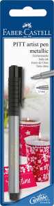 Faber Castell Tuschestift Pitt Artist Pen silber Blister