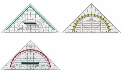 Faber Castell Geometrie-Dreieck groß mit Griff 20 cm