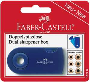 Faber Castell Doppelspitzdose Vierkantbehälter sortiert